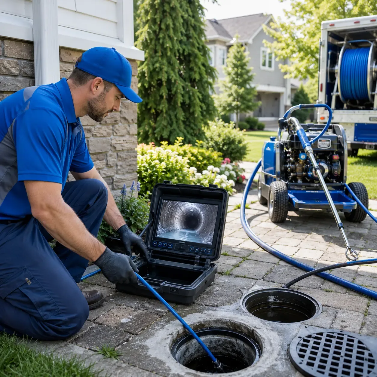 Outdoor drain cleaning professionals serving Ira, IA